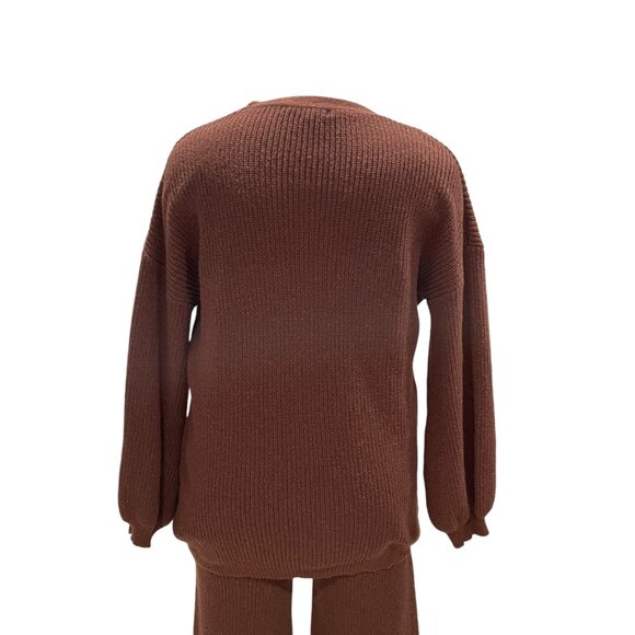 Boohoo Plus Size Knit Cardigan 28 Cozy Soft Ribbed Casual Cozy Grannycore Cabin - Picture 6 of 10